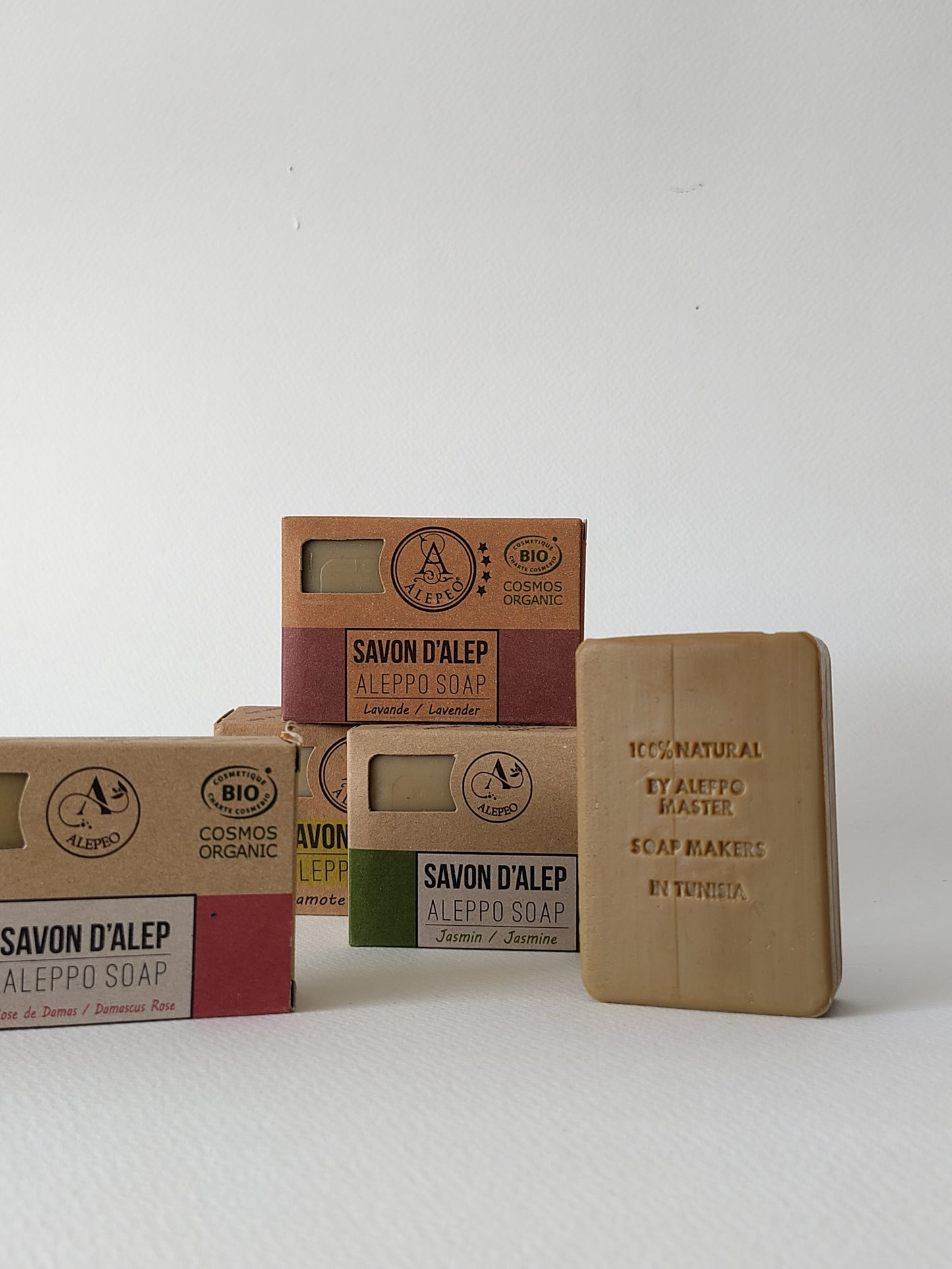 Savon d’Alep parfums au choix – 100 g