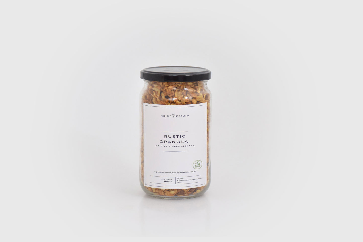 Rustic Granola: Miel, Figues et Noix 200 gr