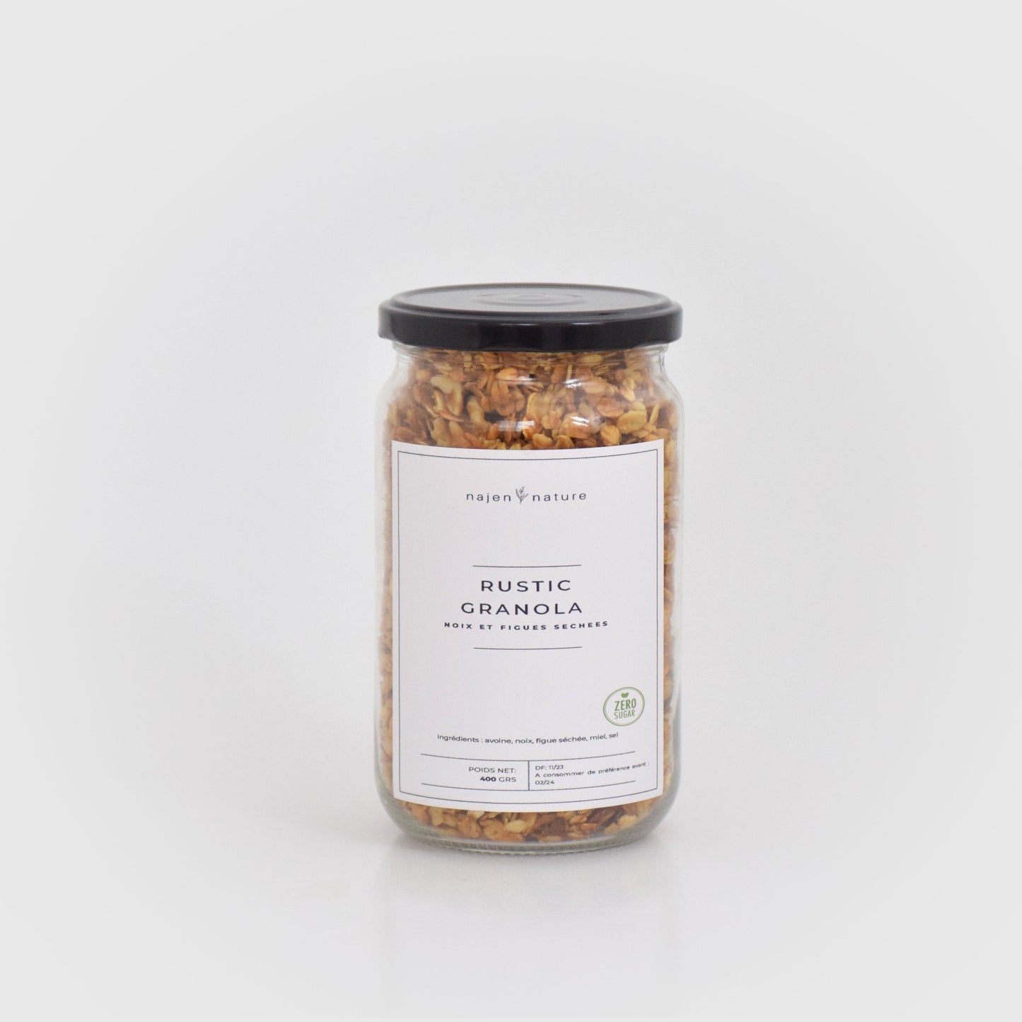 Rustic Granola: Miel, Figues et Noix 200 gr