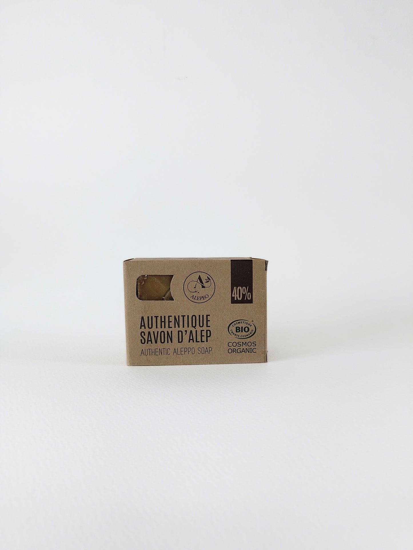 Savon d’Alep Authentique – 40 % Huile de Baie de Laurier – 200 g