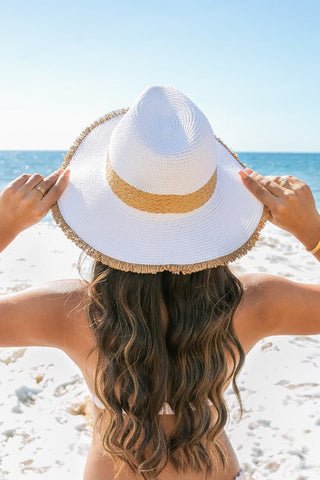 Chapeau en Paille –  Blanc