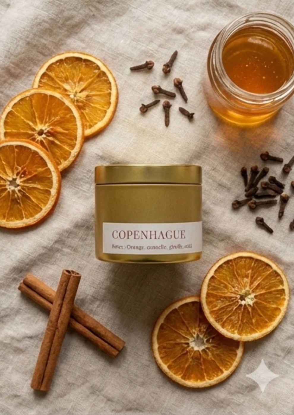 Copenhague – Bougie parfum pain d'épices