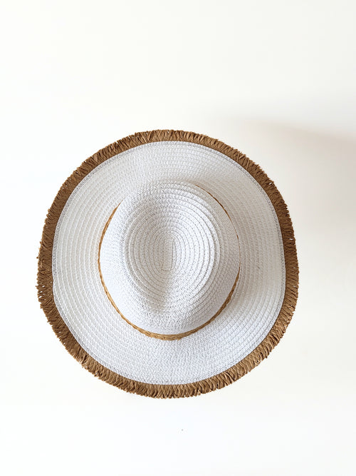 Chapeau en Paille –  Blanc