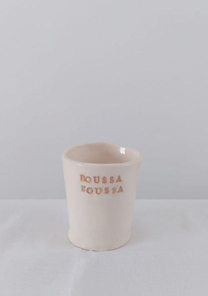 Tasse céramique Boussa boussa beige