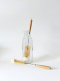 Lot de 2 Brosse à Bouteille en Bambou et Sisal