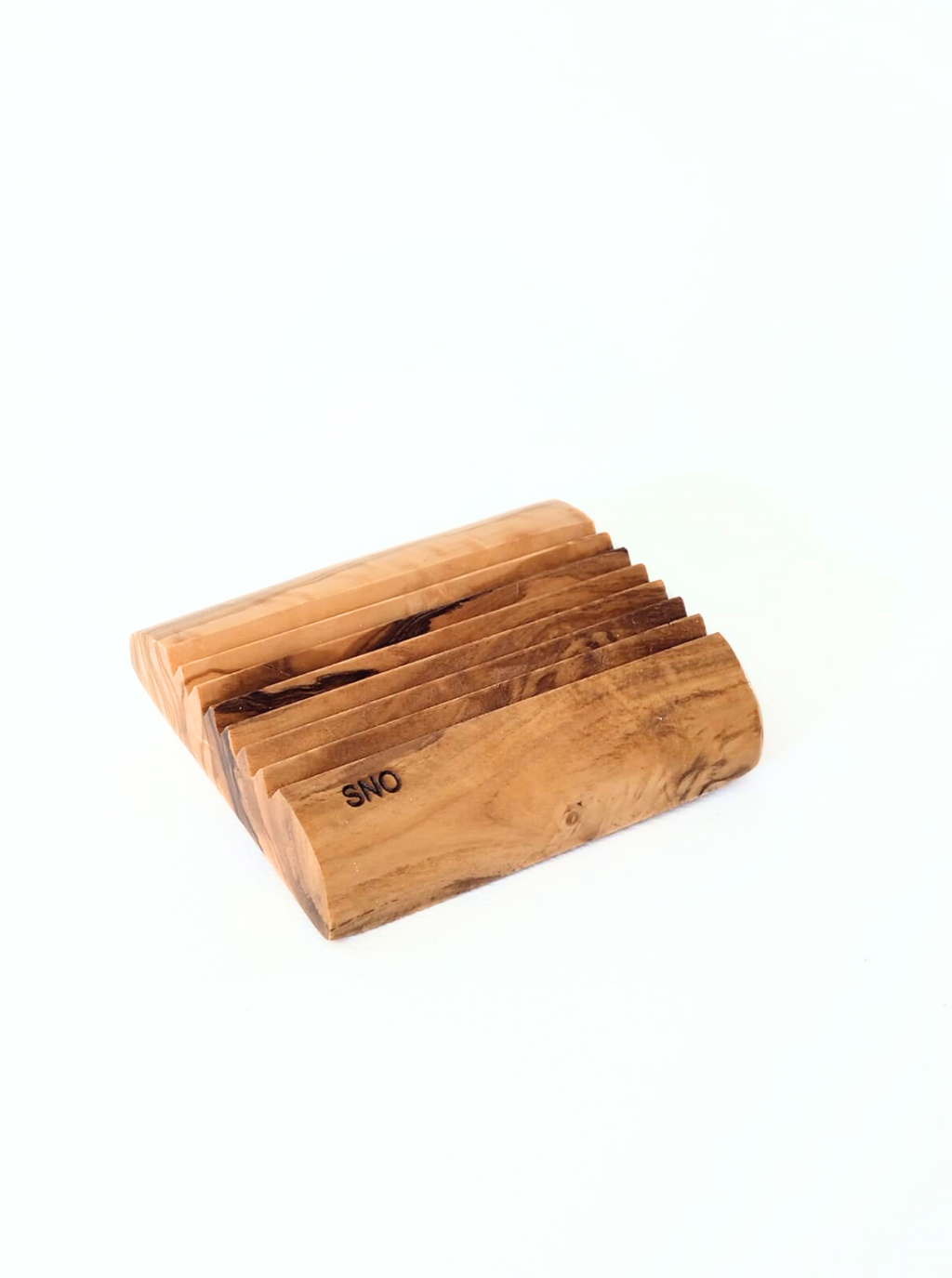 Support à Savon Solide en Bois d’Olivier - SNO