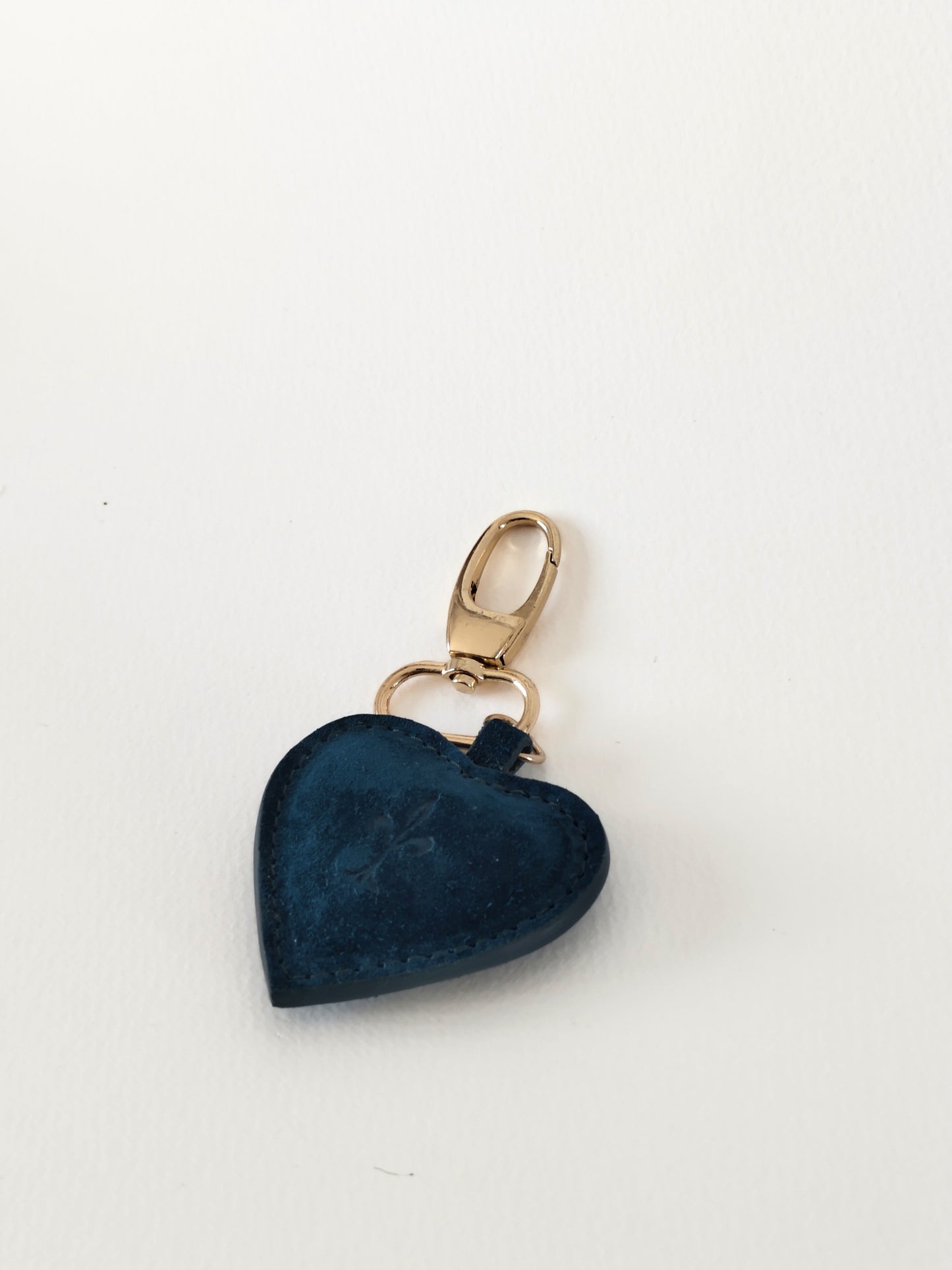 Porte-clés Cœur en Cuir