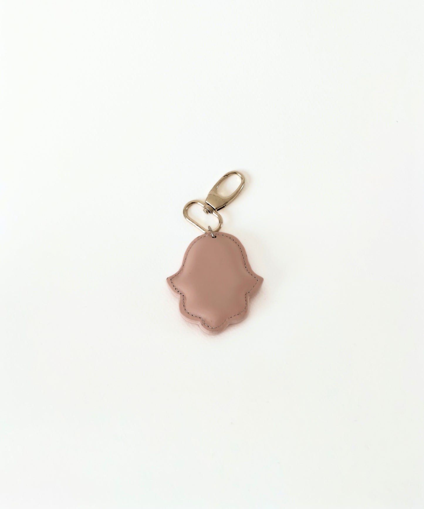 Porte-Clés Hamsa en Cuir Véritable