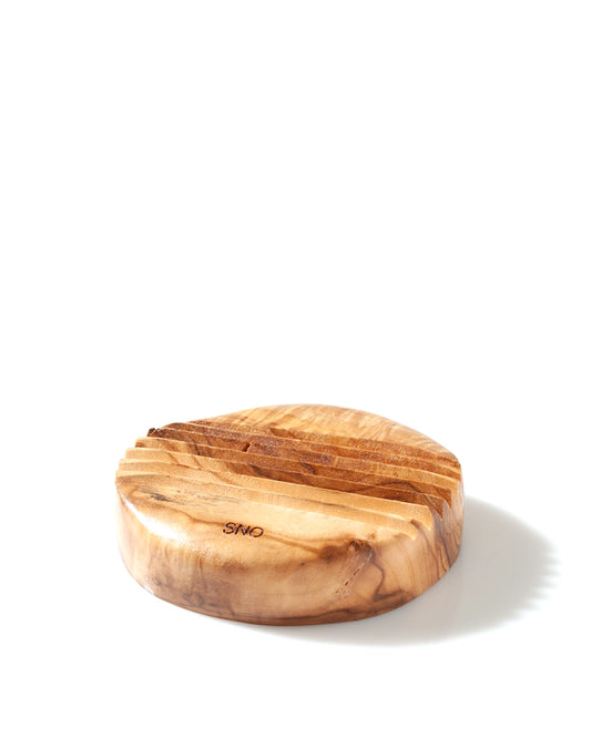 Support Shampoing & Après-Shampoing en Bois d’Olivier – SNO