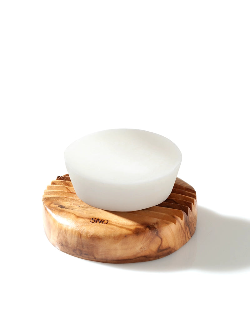 Support Shampoing & Après-Shampoing en Bois d’Olivier – SNO