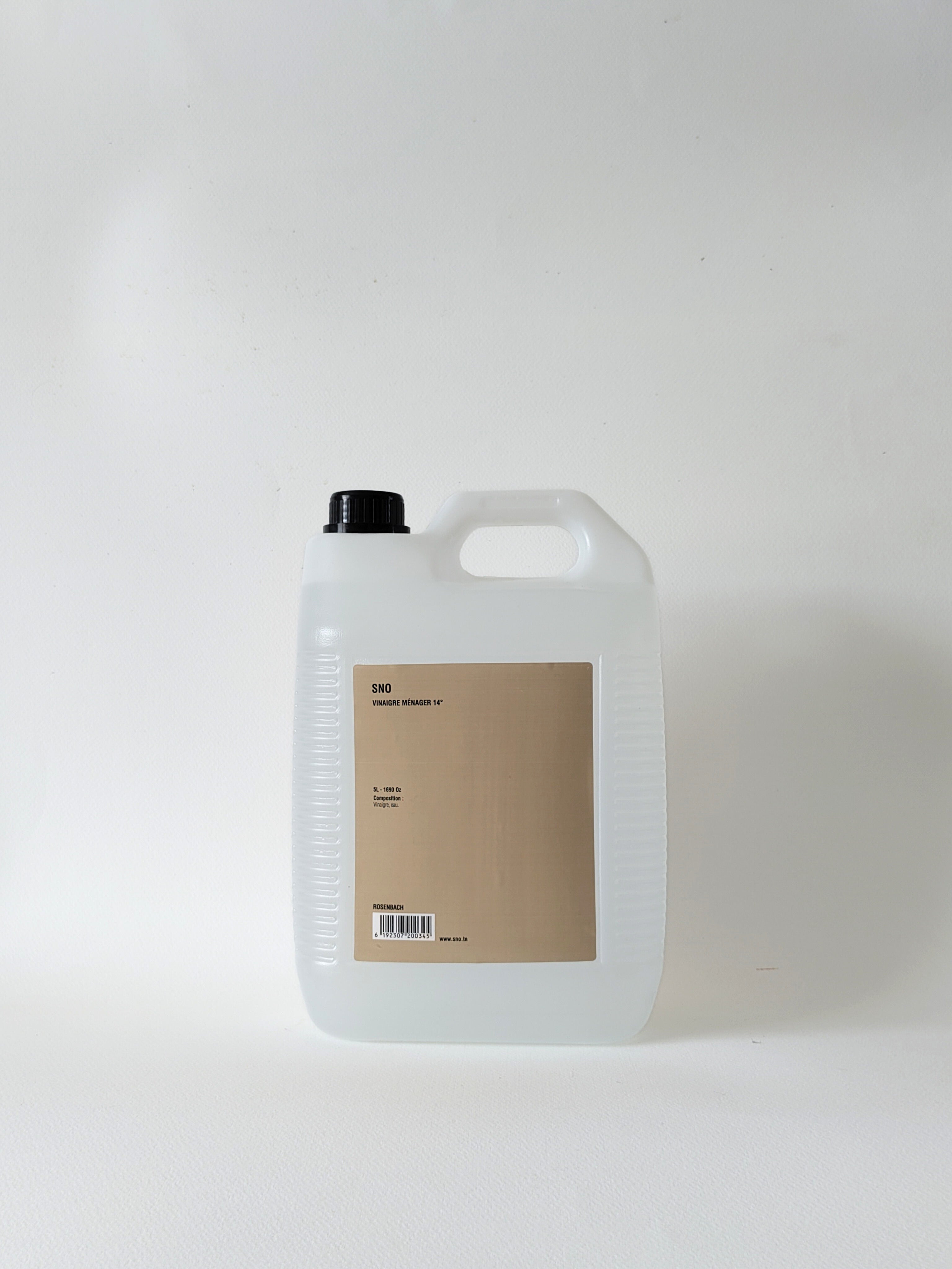 Vinaigre ménager 14° - 5 litres  -  SNO