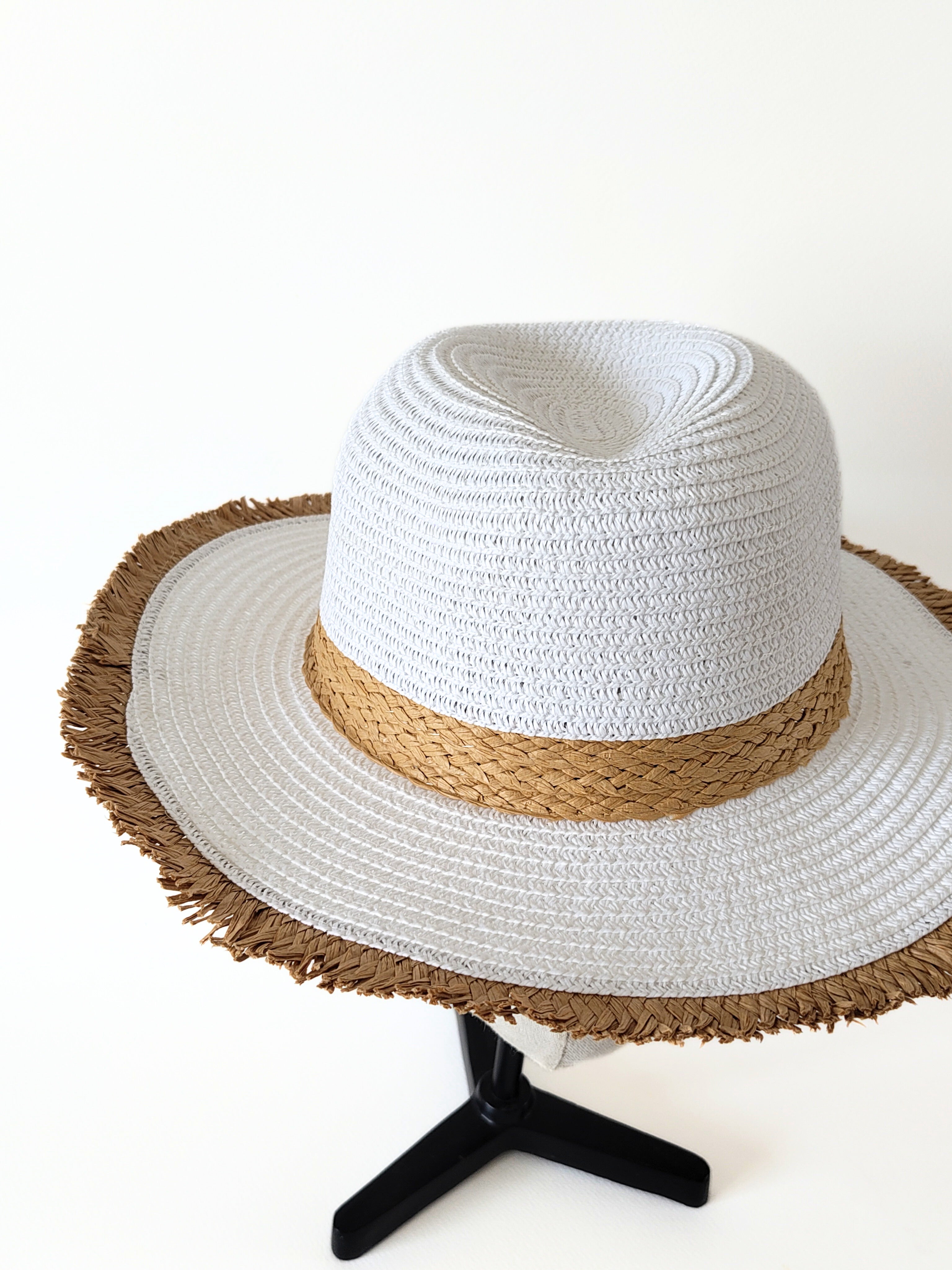 Chapeau en Paille –  Blanc