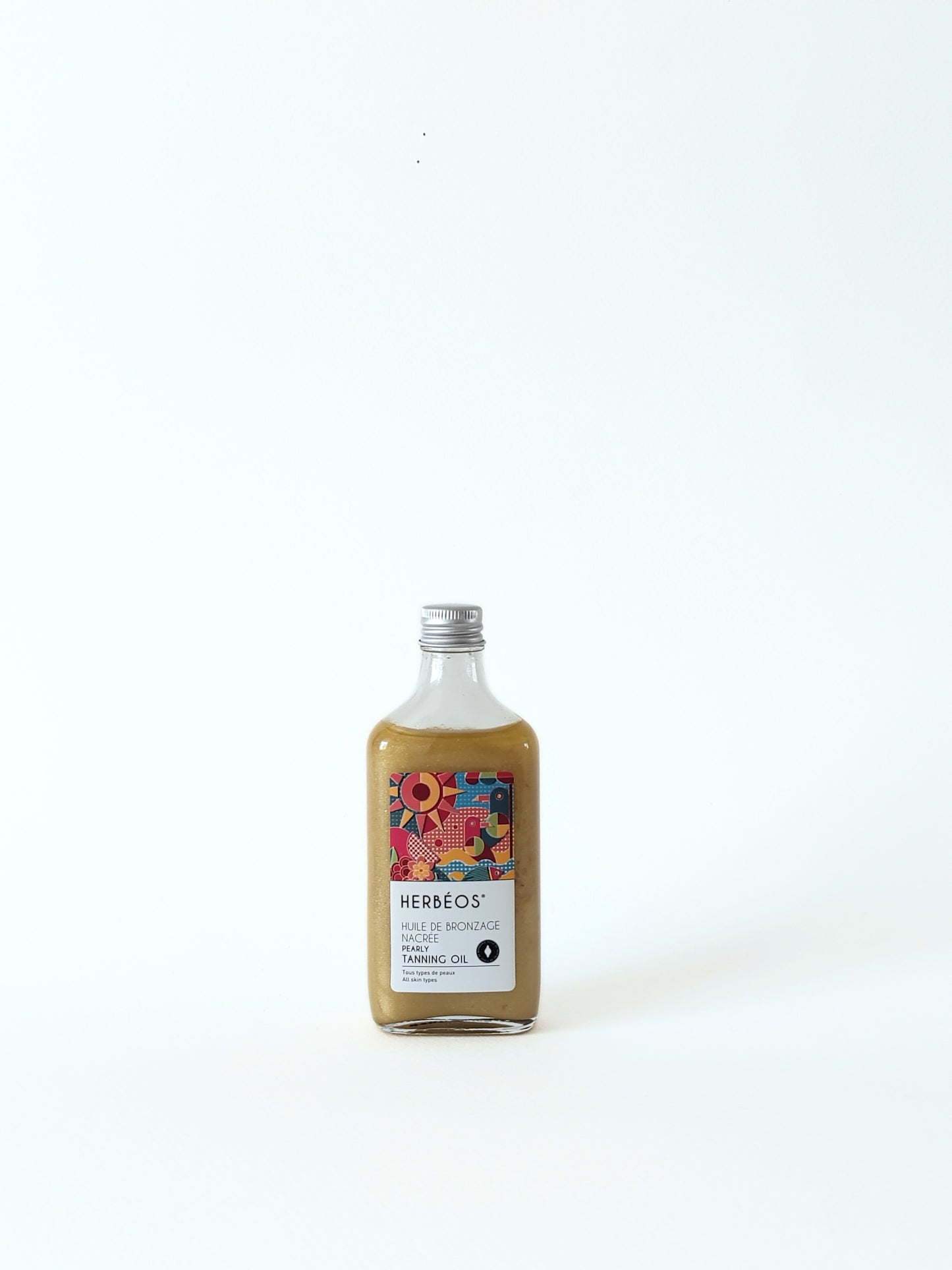 Huile de Bronzage Nacrée – 100 ml - HERBÉOS