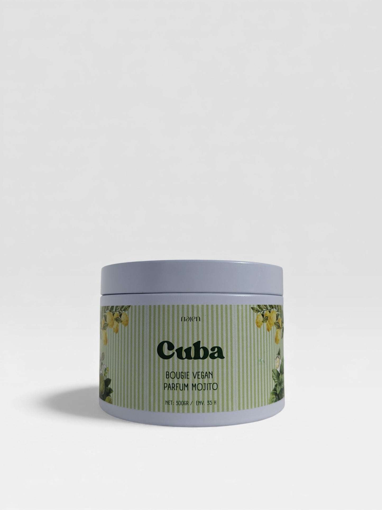 Cuba: Bougie Mojito 3 Mèches - 300 gr