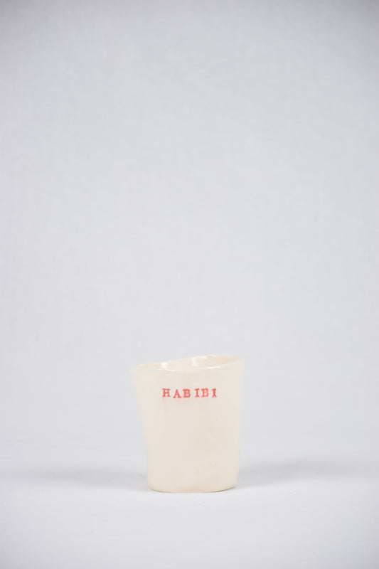 Tasse céramique Habibi Rouge
