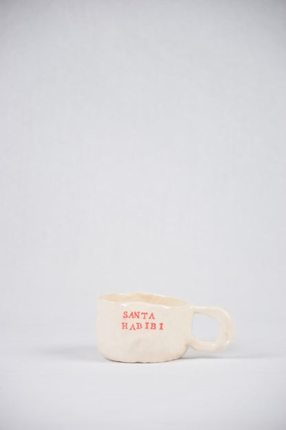 Mug de Noël en céramique. Edition limitée. Rouge