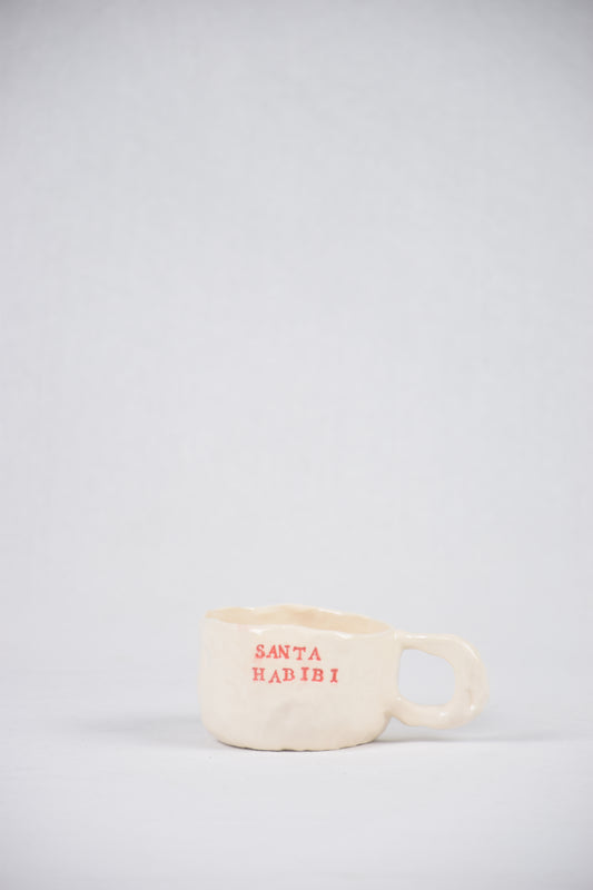 Mug de Noël en céramique. Edition limitée. Rouge