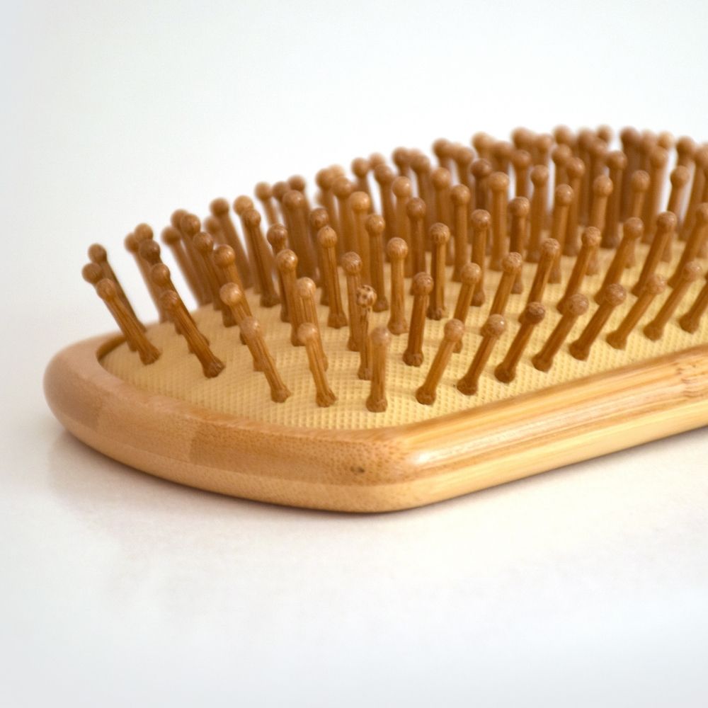 Brosse à cheveux démêlante en bambou