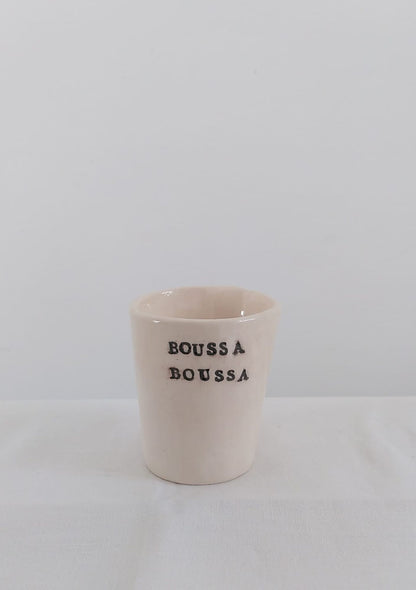 Tasse céramique Boussa boussa rouge