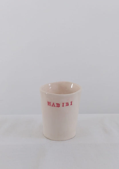 Tasse céramique Habibi Rouge