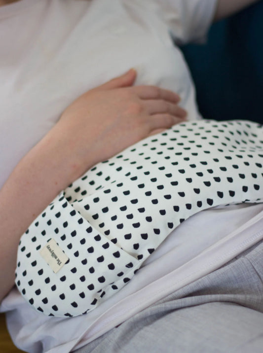 Bouillotte sèche aux graines de lin "Peanut" de The Milkyway