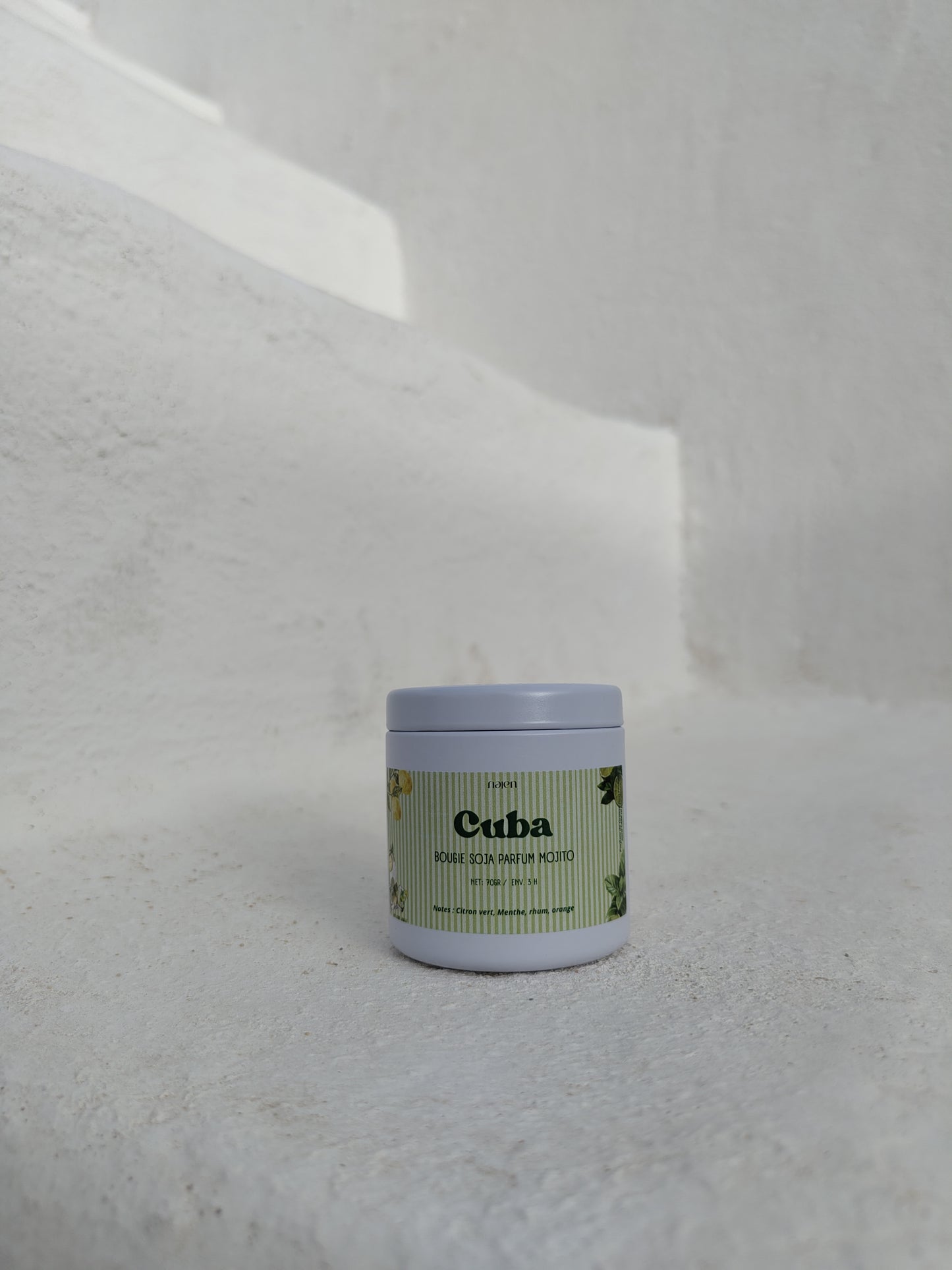 Cuba: Bougie Mojito 3 Mèches