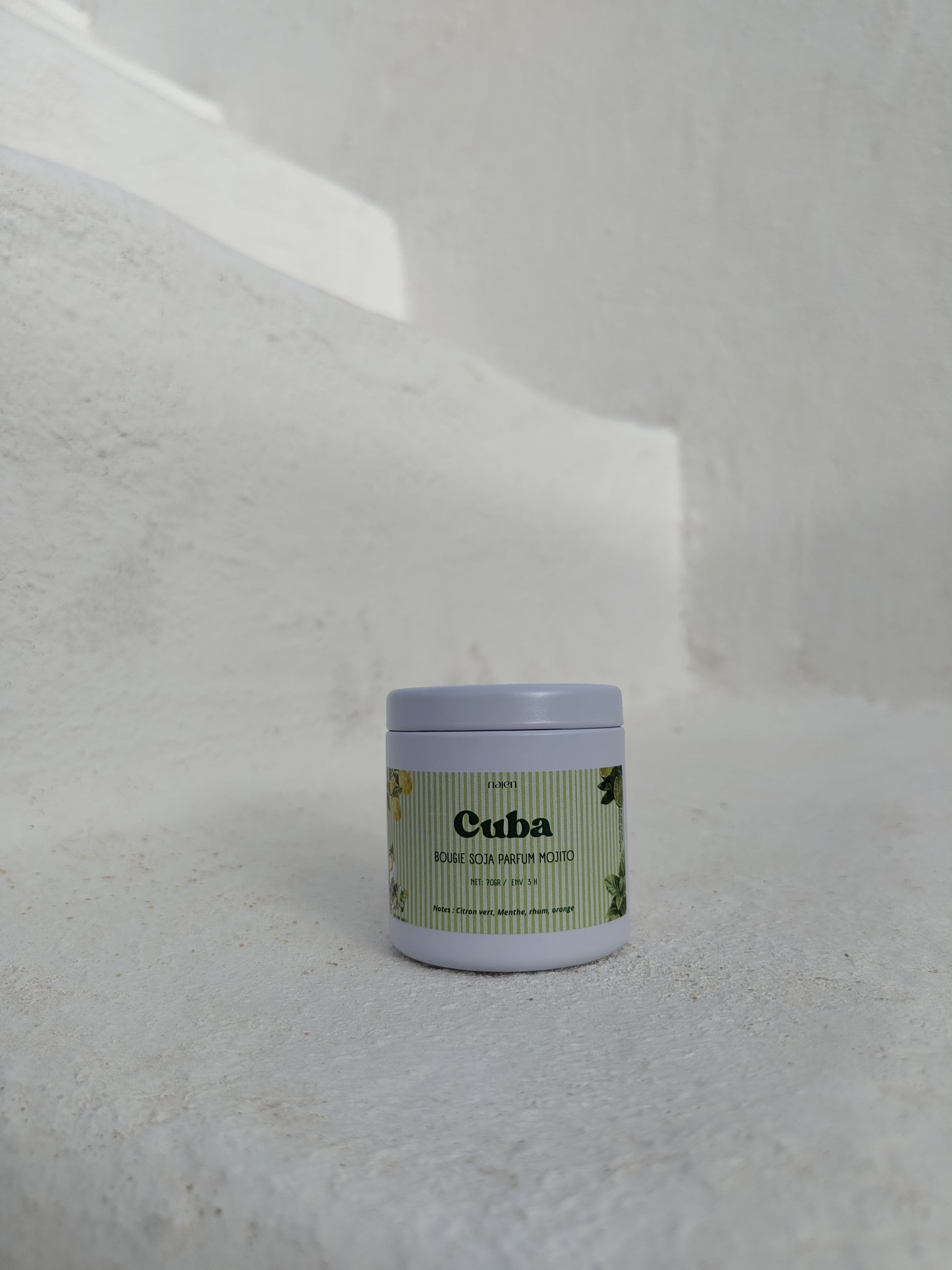 Cuba: Bougie Mojito 3 Mèches