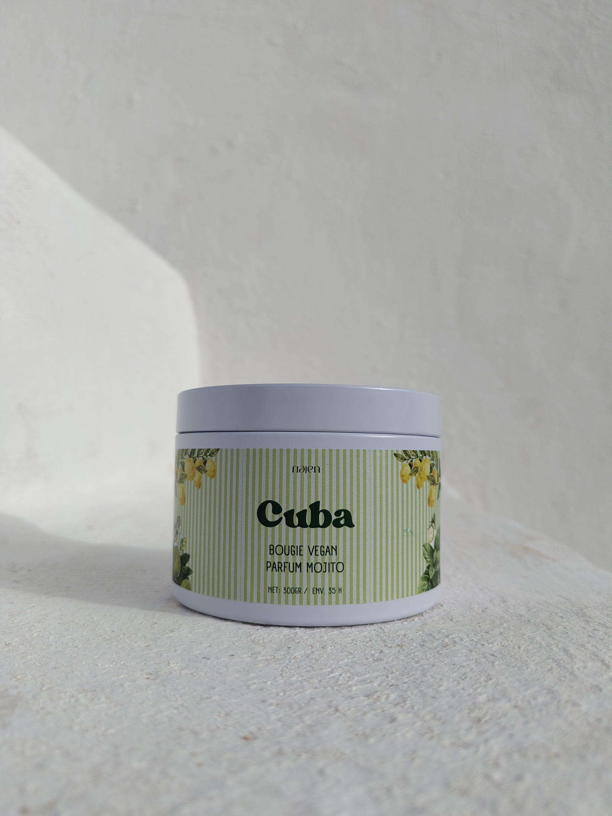 Cuba: Bougie Mojito 3 Mèches