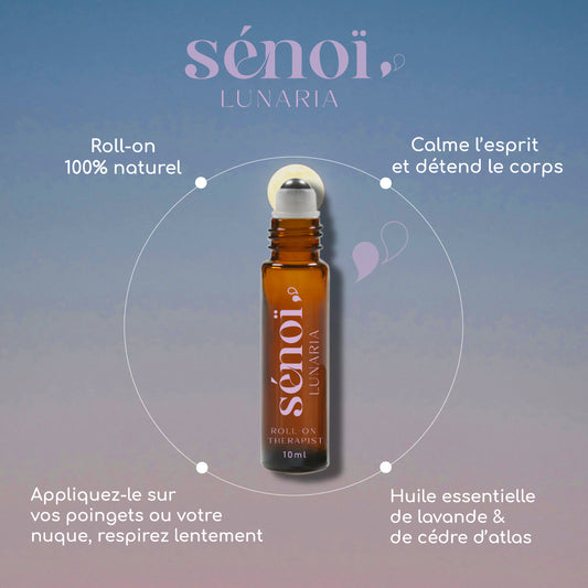 CALME/ DETENTE : Roll-On Lunaria- Sénoï