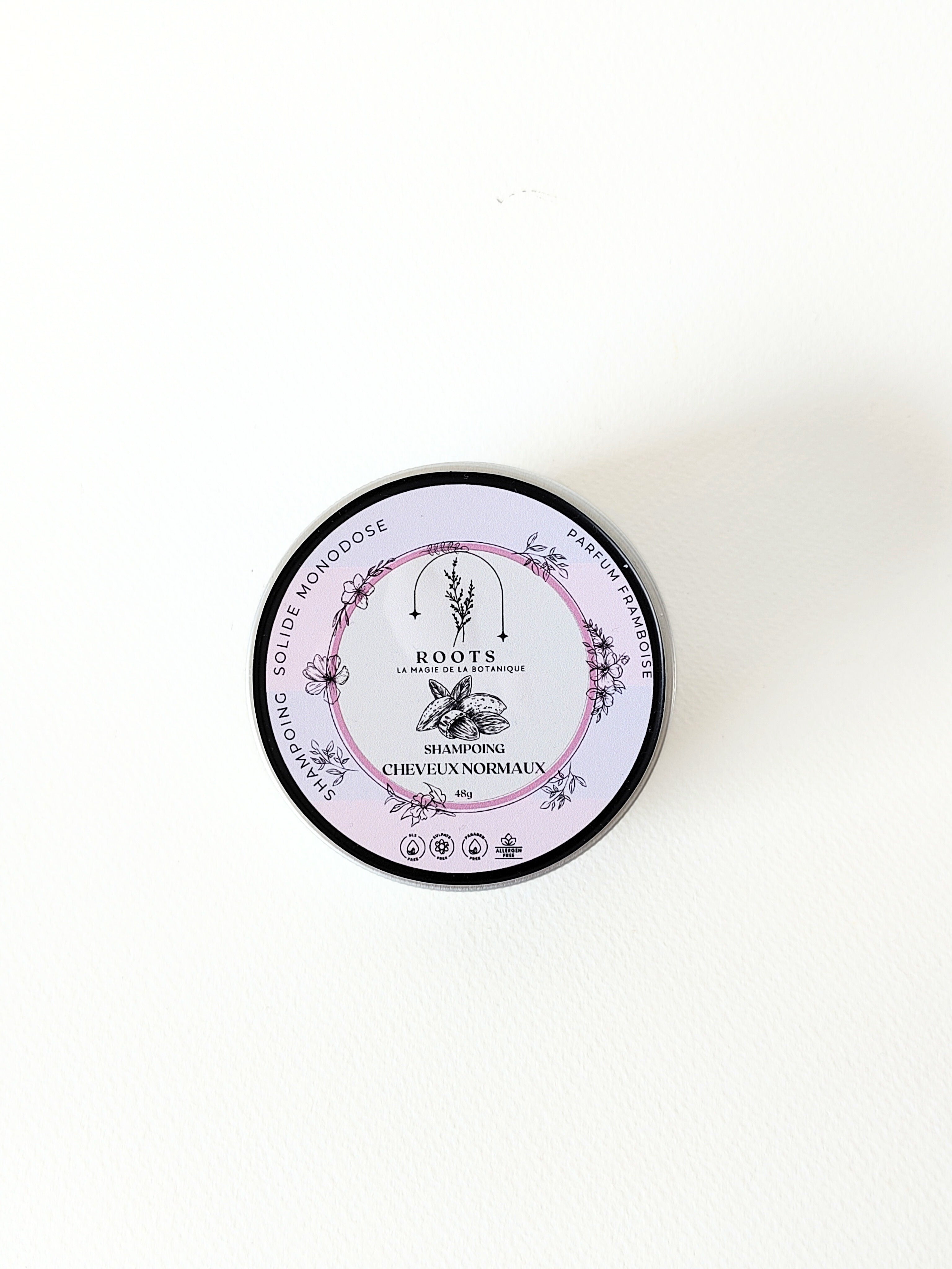 Shampoing Solide Framboise — Cheveux normaux