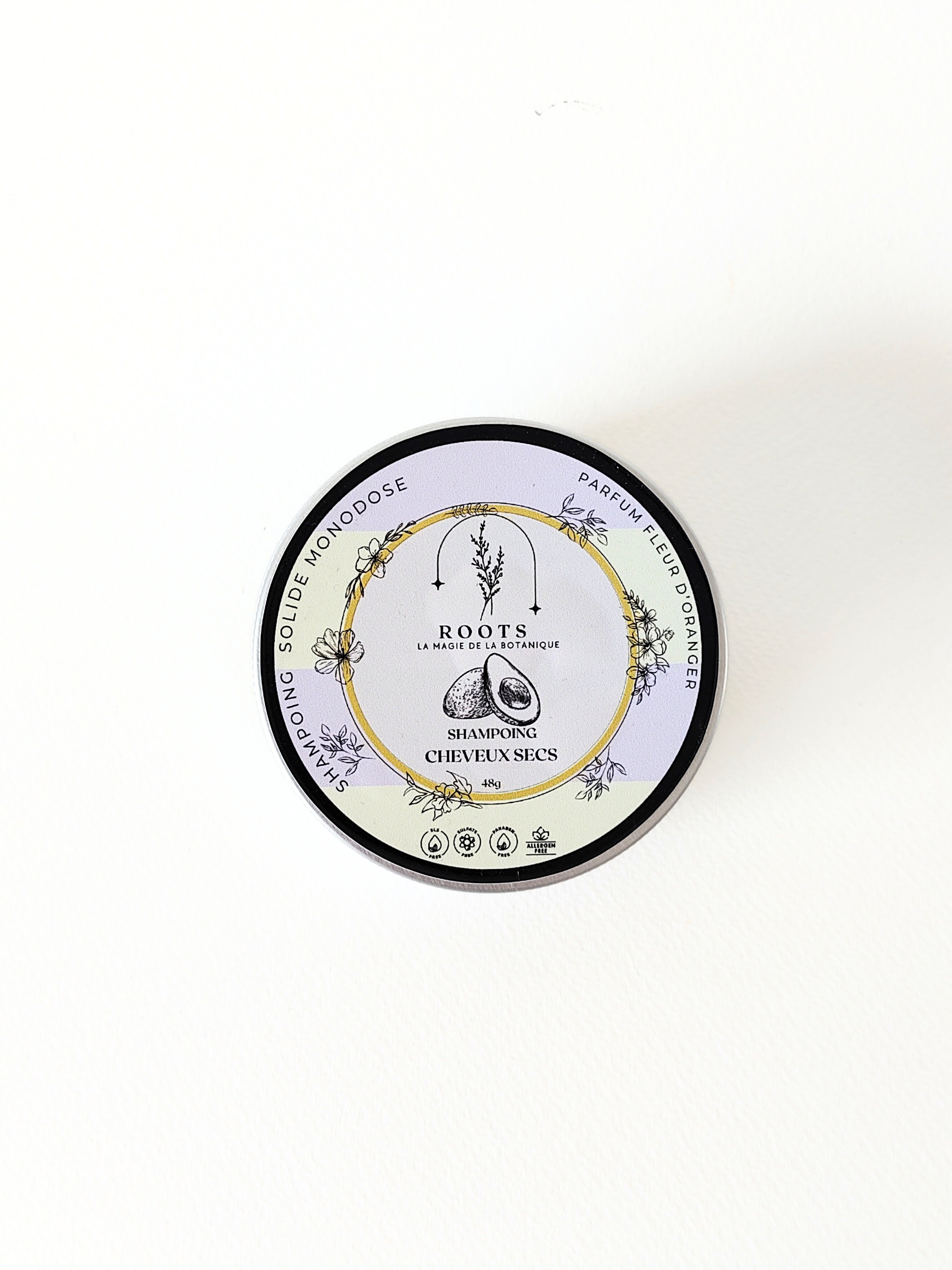Shampoing Solide Fleur d’Oranger —  Cheveux secs