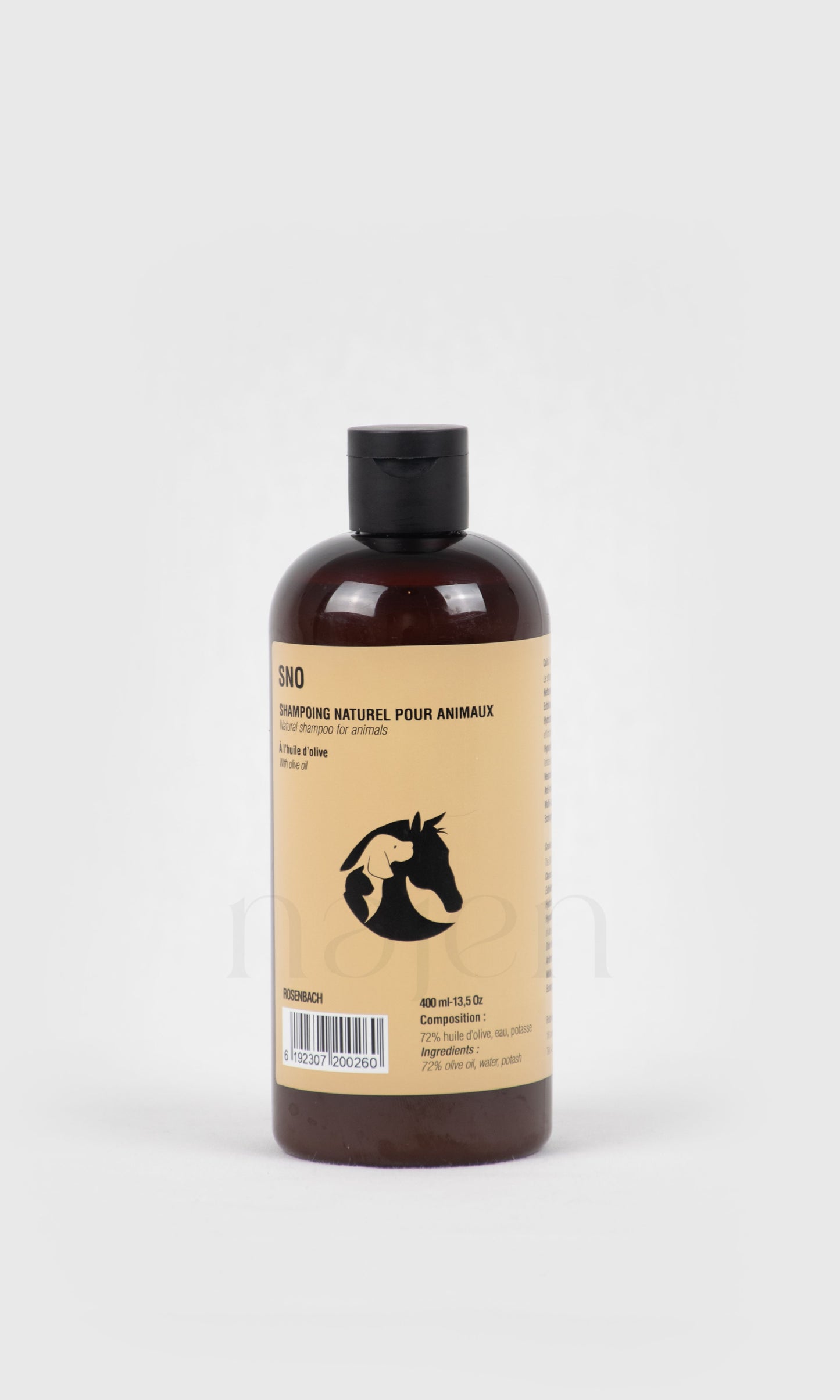 Shampoing Vétérinaire Naturel à l'Huile d'Olive Sno - 400 ml