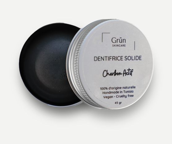 Dentifrice Solide Charbon actif – Blanchissant